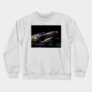 RAF Spitfire in the Hanger Crewneck Sweatshirt